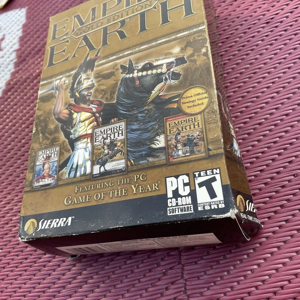 Empire Earth Gold Edition (PC, 2003) The Art Of Conquest Expansion Game Compete